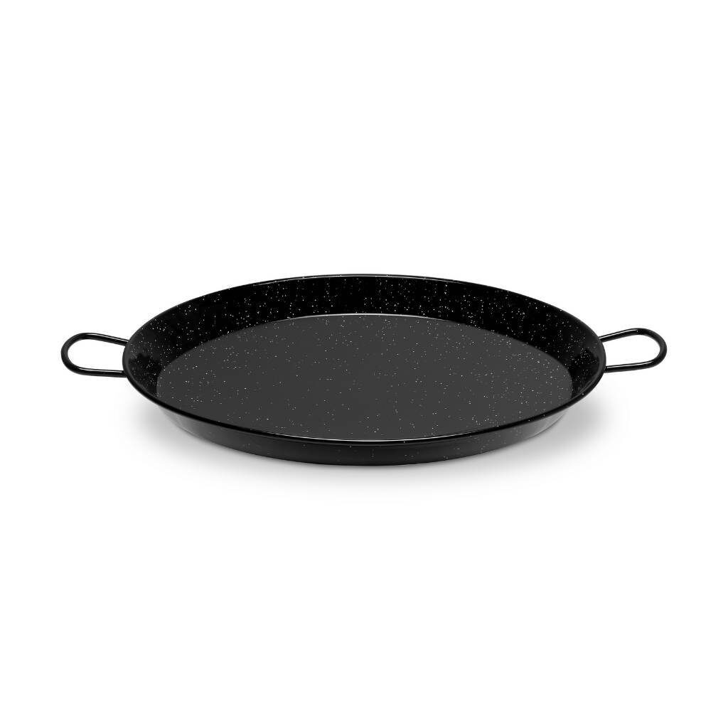 Paella Pfanne Emaille Detail