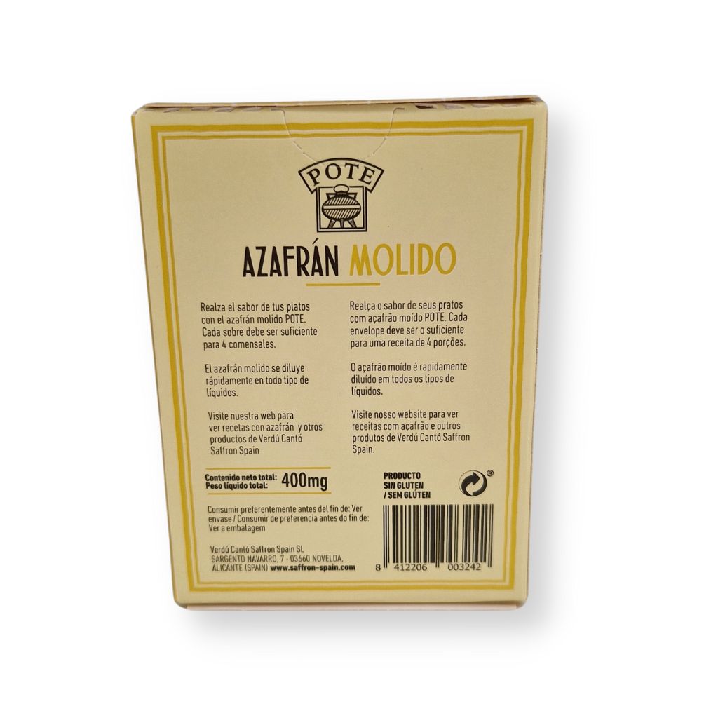 Safran en poudre Paella 400 mg